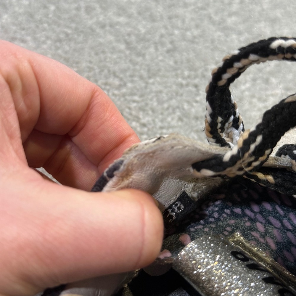 P448 Jack Blackden Low Top Sneakers Grey Suede Iridescent EU 38 Made in Italy - Picture 10 of 15